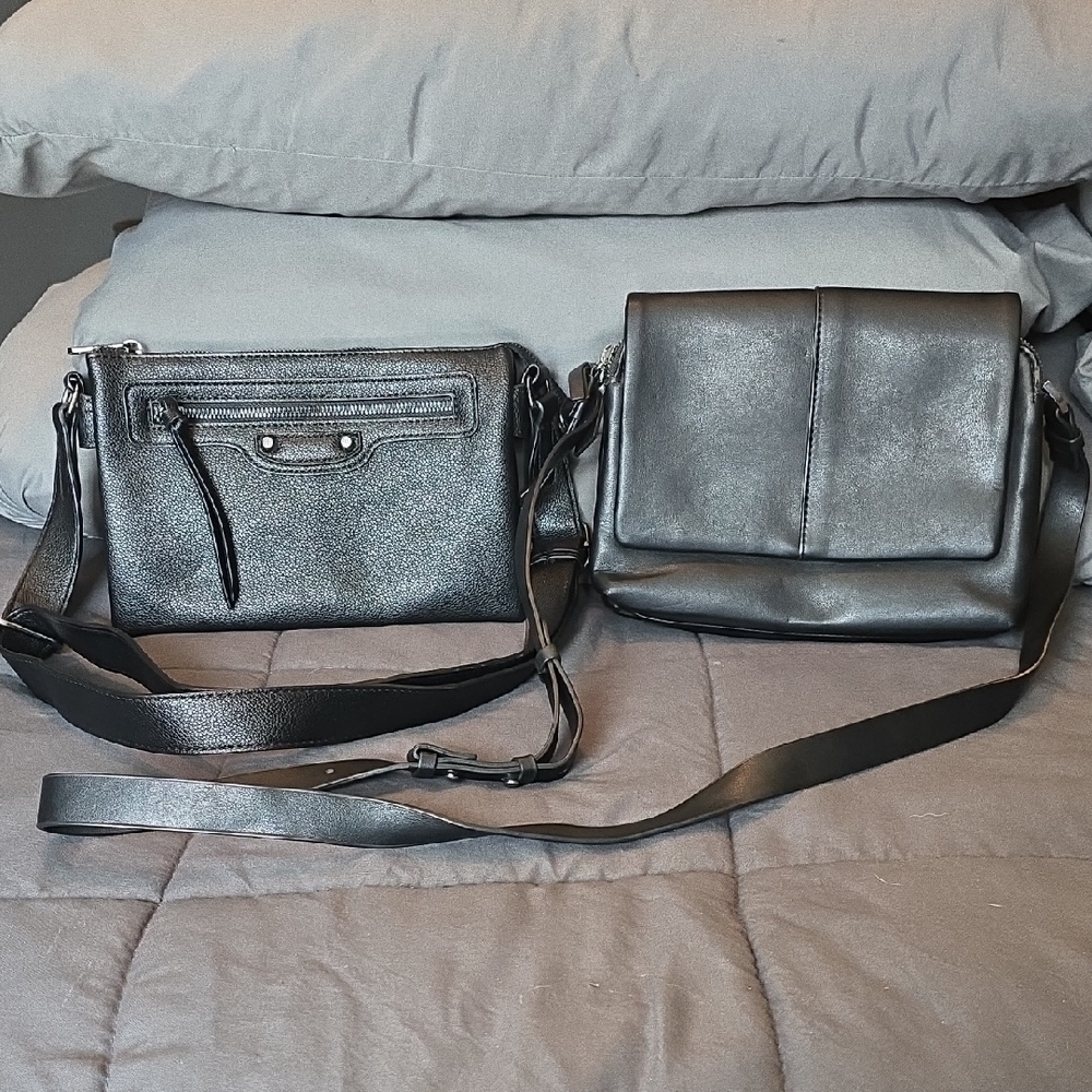 Chic Black Crossbody Bags Set
